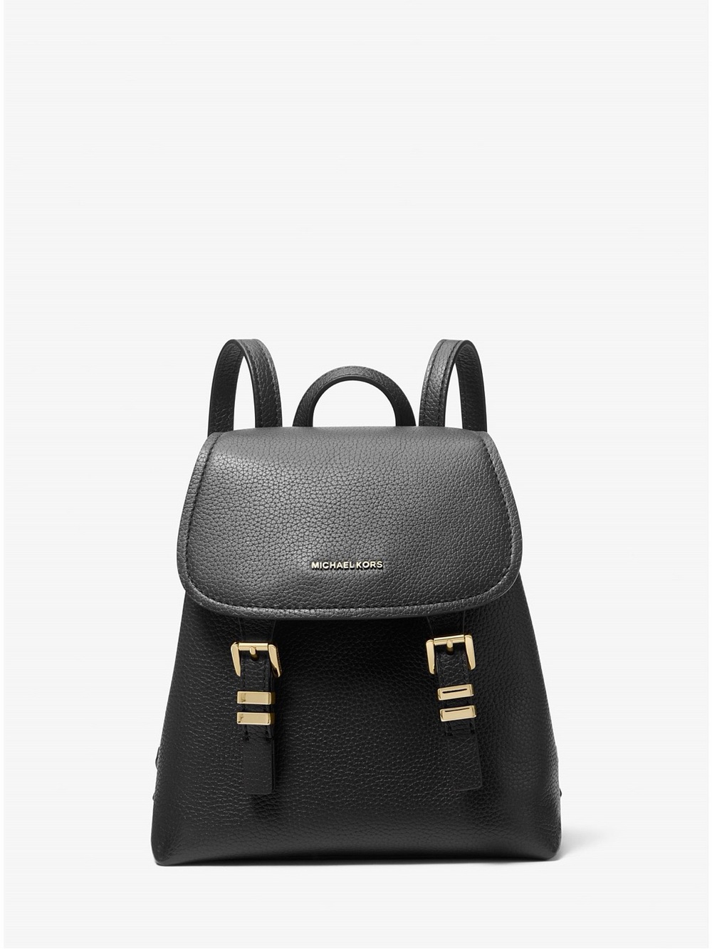 Michael Kors Quinn Extra Small Pebble Leather Flap Backpack